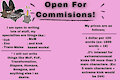 Basic Commision Info by IntoTheAbysss