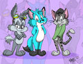 The Toony Trio by Foxlover91