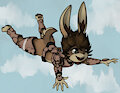 Freefall Bunny by MarsMiner
