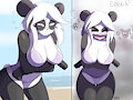 A bikini for the panda by QuiteSplendid