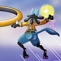 Lucario Space Style - HeartlessAngel3D