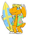 Surfer Agumon