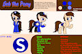 Seb the Pony's new reference sheet (October 2021)