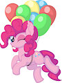 Pinkie Pie Balloons by CyanLightning