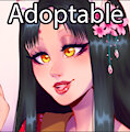 Adoptable: 9 tails Kitsune OPEN by MidnightGospel