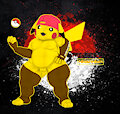 Fat Boi Chu (Pikachu Pin-up) by HiroshiSan