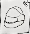 inktober october 16,2021 helmet