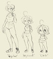 doodle of proportion styles