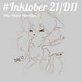 Inktober 2021 Day 10 - Miu Hate Needles Part 2 by AAS