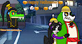 Komodo Moe and Yaya's Halloween Date