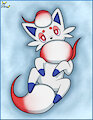 Alolan Vulpix's Ancient Snow Fox Cousin by Gau