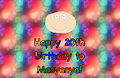 Happy 20th birthday to Masyanya! by EvaTheCat