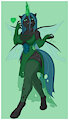 Queen Chrysalis dress design by Lumino010