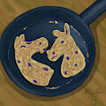 Pancake Horses by Mushbun