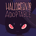 Adoptable: Halloween Grim Panda and Witch Bunny