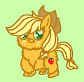 Fluffy baby Applejack