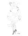 Drawlloween Wing-it: Vintage Pinup