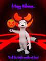 Happy Halloween from a demonic stoat