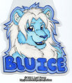 Blu Ice Lion Commission by LexiFoxxx