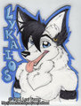 Lykaios Traditional Badge Commission by LexiFoxxx
