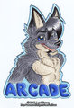 Arcade Bust Badge by LexiFoxxx