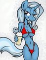 Coloring: MLP:FiM - Trixie's Hay Smoothie by KingCheetah by WolfNanaki