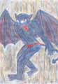 Dark Blue Gargoyle by Nekomarunosuke