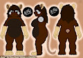 Sweet the Choco-Mouse - Refsheet