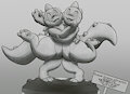 Bubble Dragon Statue