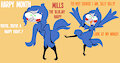 Mills the Bluejay Harpy