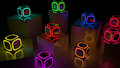 Glowing Cubes - Animated!