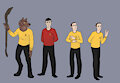 The Main Crew of the USS Young by RileyRivers