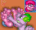 Tickle Pinkies feets by TheRedSkunk