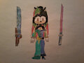 Tiff's Seasonal Dress and Sword - Set #5 by Universe1029