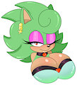 Spearmint the Hedgehog - Bust (Comm) by Exidel