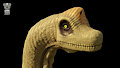 Yellow Brachiosaurus by AskertheSkunk