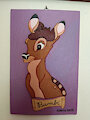 Old Bambi painting