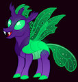 Sparkly Emerald, the shiny changeling