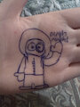 Kenny on my hand