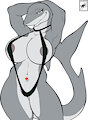 Sexy Female Shark Color by NickTheWolf