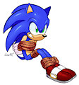 Sonic the Hedgehog Tied up by JamoArt by JP5Bellflower