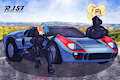 Coco & Tawna with a Gt40 by Renegade157