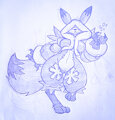 Another snow renamon design