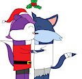 Fifi And Furball Under The Mistletoe