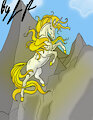 rocky mountain unicorn by palmtree28