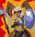 Layna ready for battle by DiamondGrenadier25