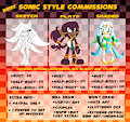 Sonic Style Commission Sheet