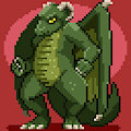 Chubby Dragon Man by Akkedis