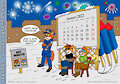 Fox Calendar 2022 - January