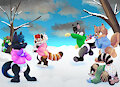 Snow day YCH by Plant Panda FT lilkayden and co